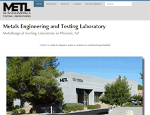 Tablet Screenshot of metl.com